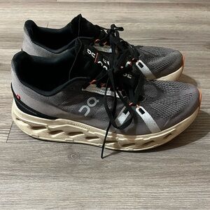 Men’s On Cloud Cloudmonster Size 12 Grey Orange Tan